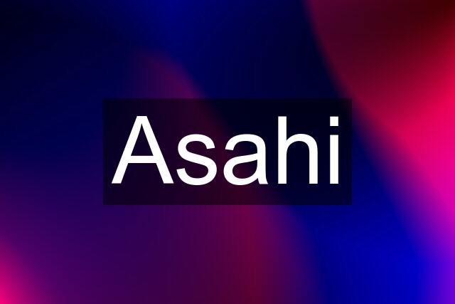 Asahi