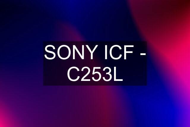 SONY ICF - C253L