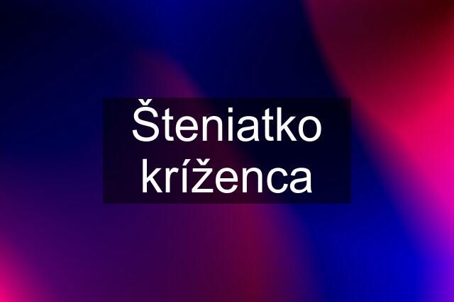 Šteniatko kríženca