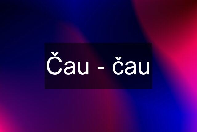 Čau - čau