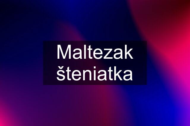 Maltezak šteniatka