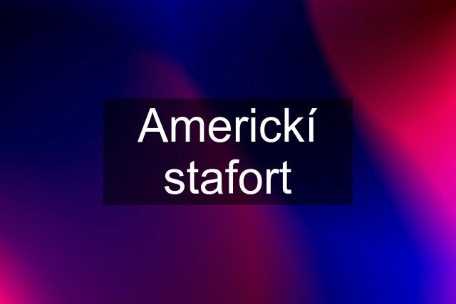 Americkí stafort