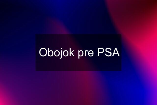 Obojok pre PSA