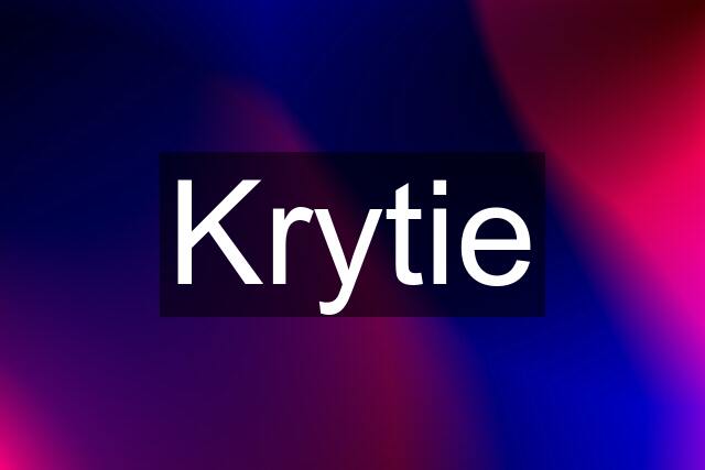 Krytie