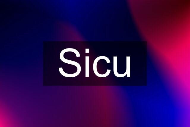 Sicu