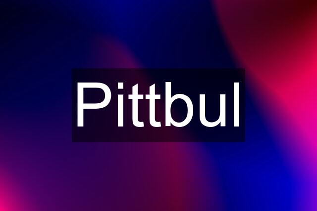 Pittbul