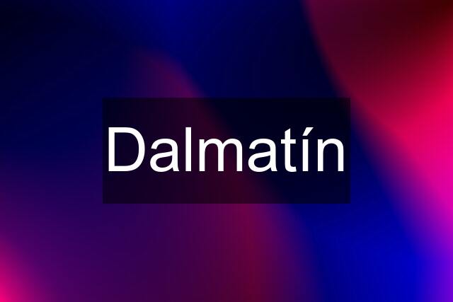 Dalmatín