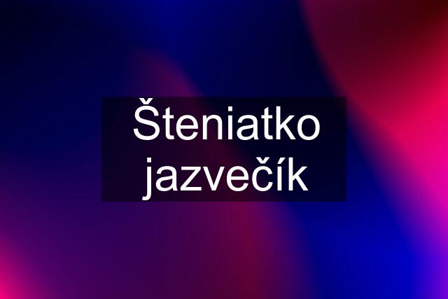 Šteniatko jazvečík