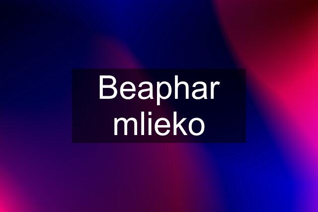 Beaphar mlieko