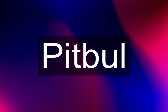 Pitbul