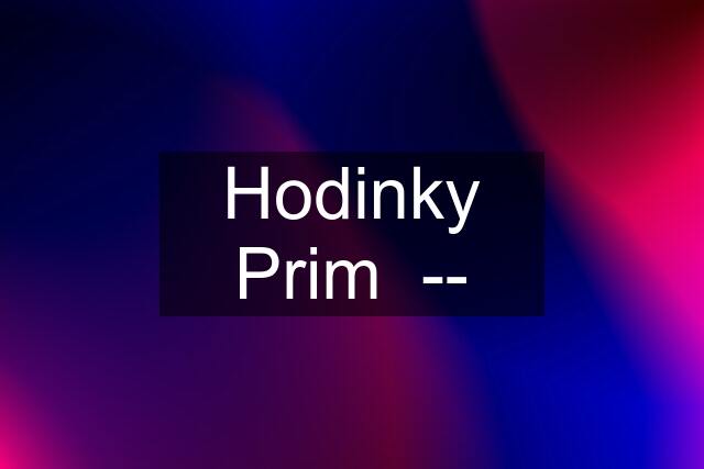 Hodinky Prim 