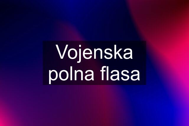 Vojenska polna flasa