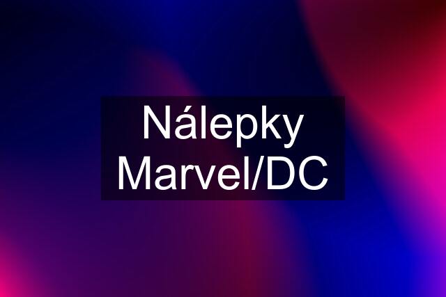 Nálepky Marvel/DC