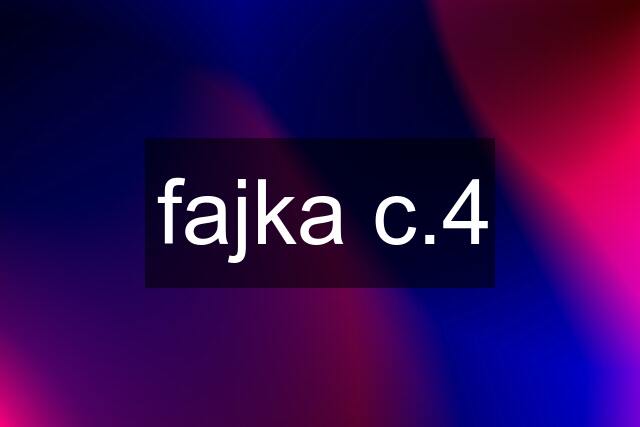 fajka c.4