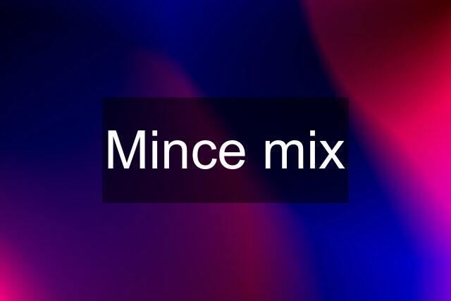 Mince mix