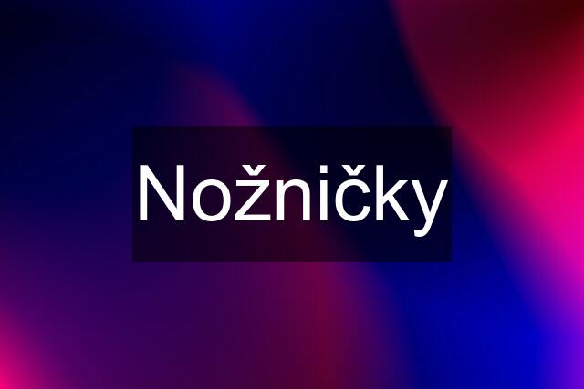 Nožničky