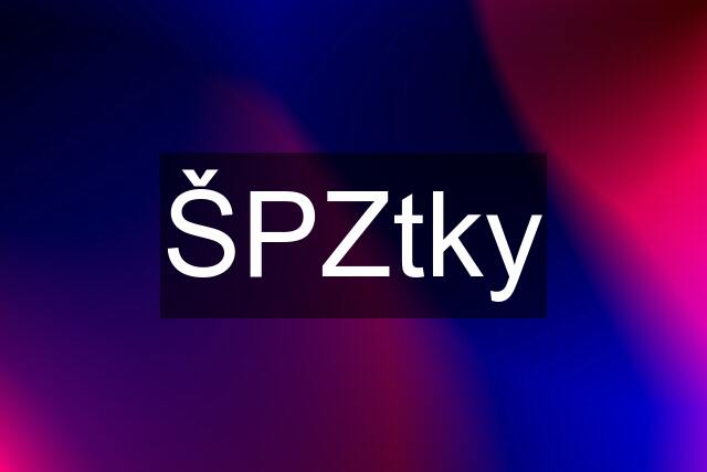 ŠPZtky