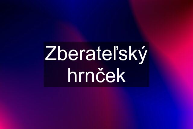 Zberateľský hrnček