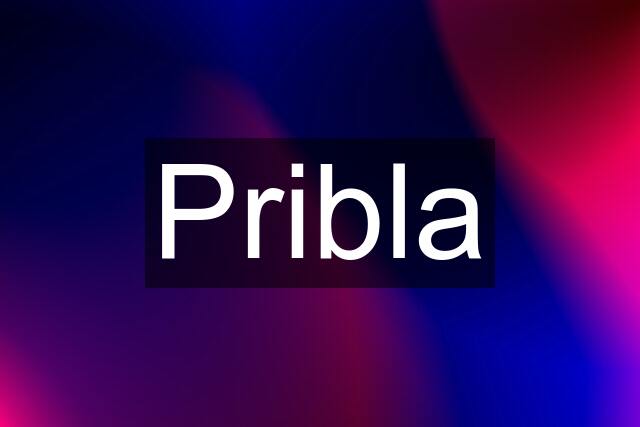 Pribla