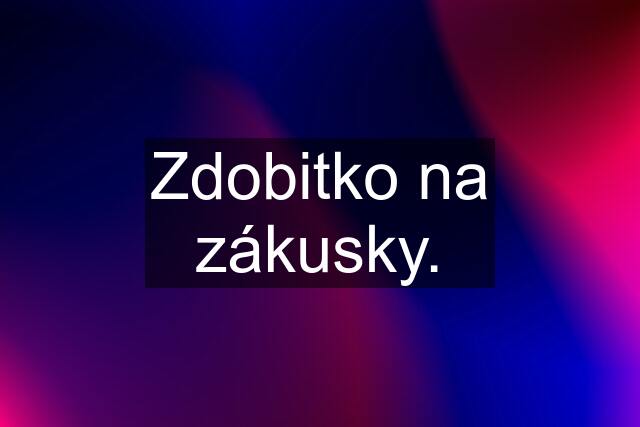 Zdobitko na zákusky.