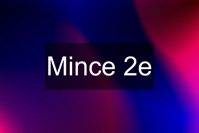 Mince 2e