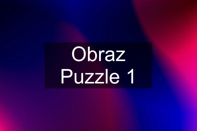 Obraz Puzzle 1