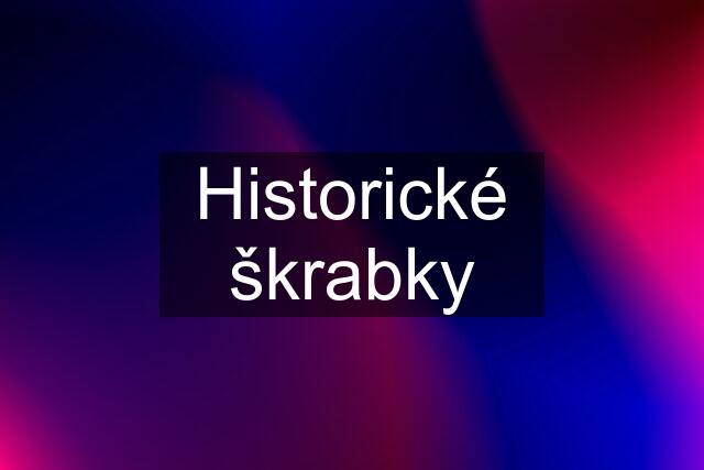 Historické škrabky