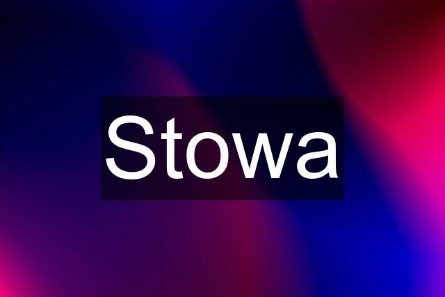 Stowa