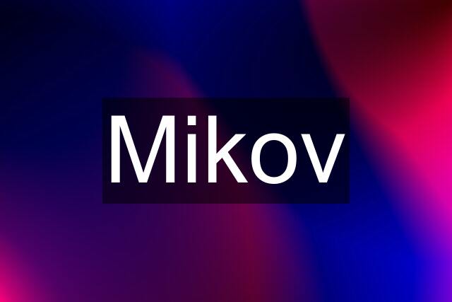 Mikov