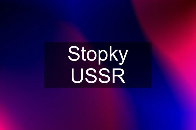 Stopky USSR