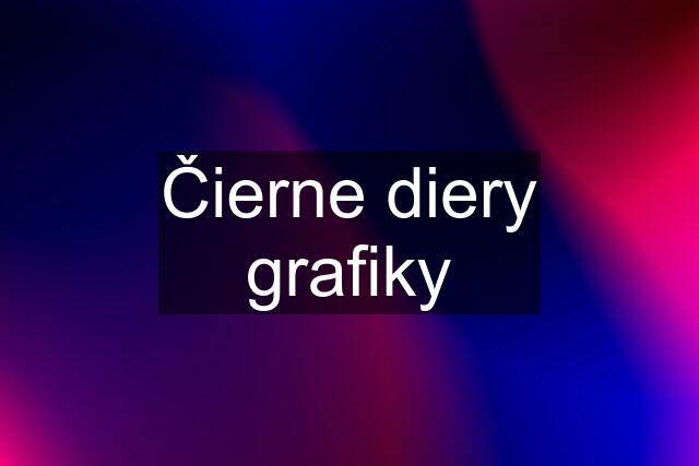 Čierne diery grafiky