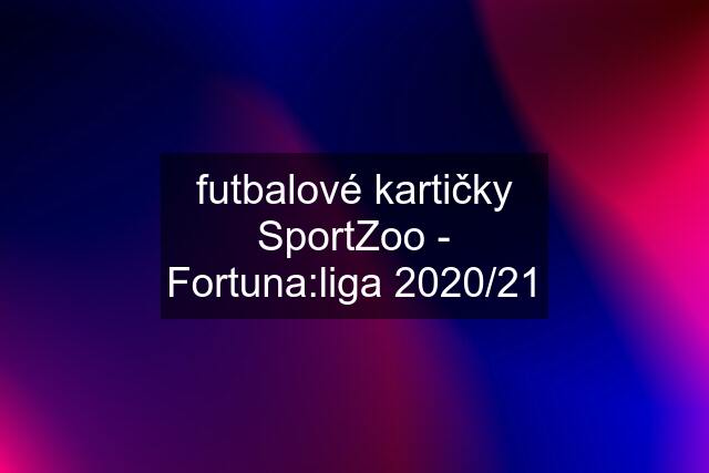 futbalové kartičky SportZoo - Fortuna:liga 2020/21