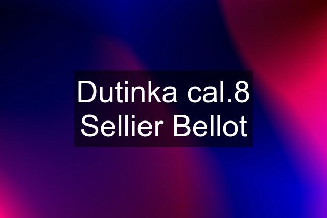 Dutinka cal.8 Sellier Bellot