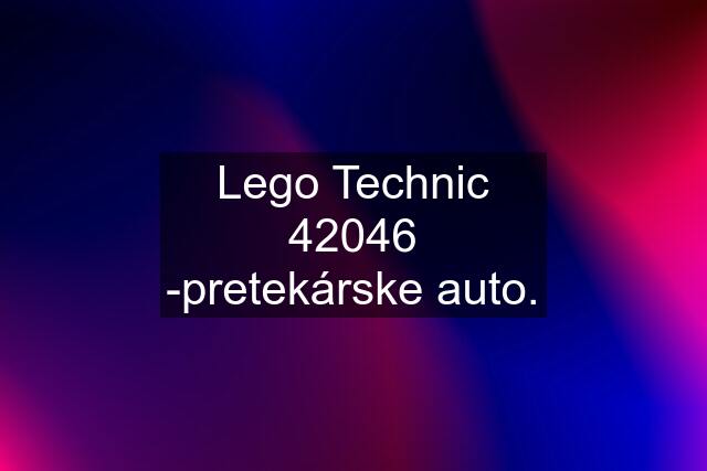 Lego Technic 42046 -pretekárske auto.