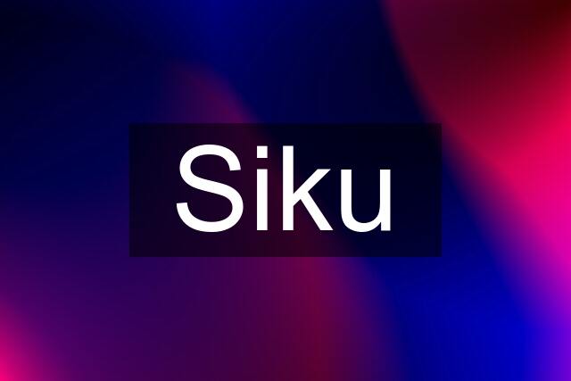 Siku