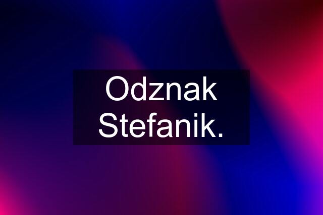 Odznak Stefanik.