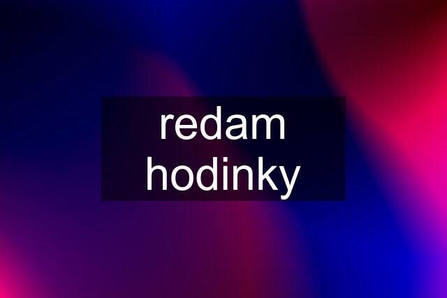 redam hodinky