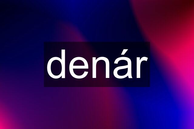 denár