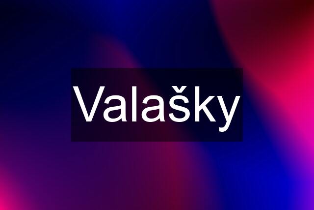 Valašky