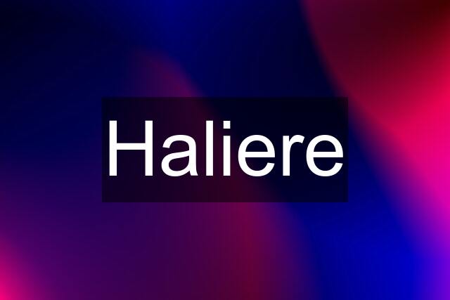 Haliere