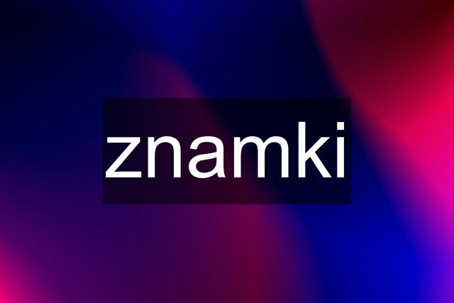 znamki