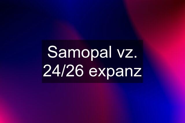 Samopal vz. 24/26 expanz