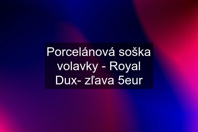 Porcelánová soška volavky - Royal Dux- zľava 5eur