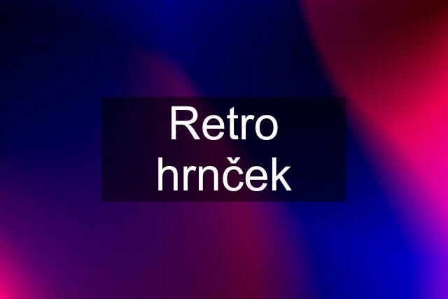 Retro hrnček