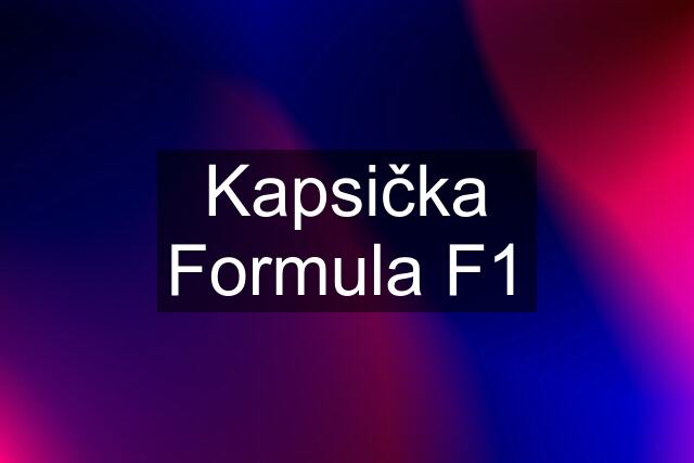 Kapsička Formula F1