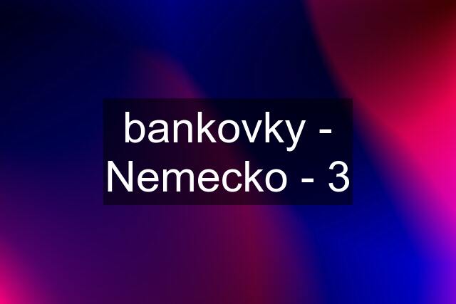 bankovky - Nemecko - 3