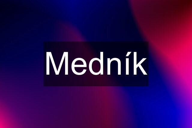 Medník