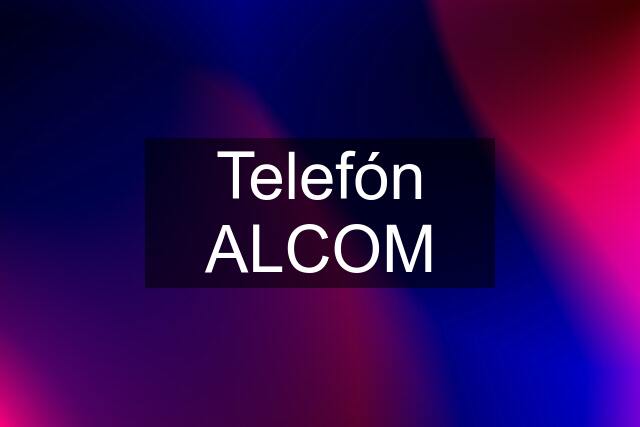 Telefón ALCOM