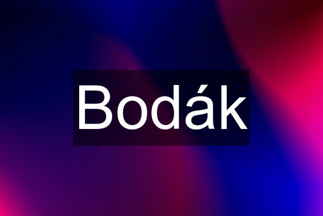 Bodák