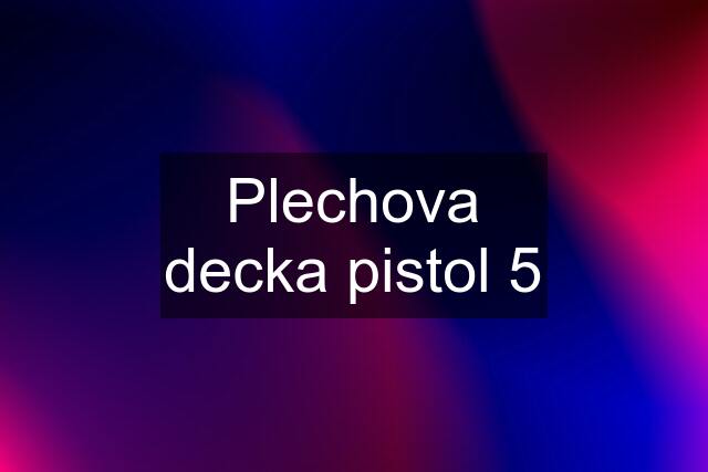 Plechova decka pistol 5